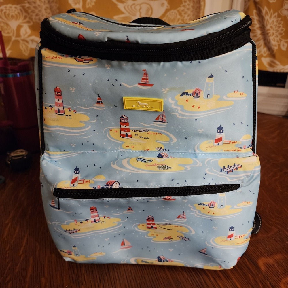 Scout backpack cooler Lightly Insulated lined Beach Pool Trip‎ Hiking Excursions